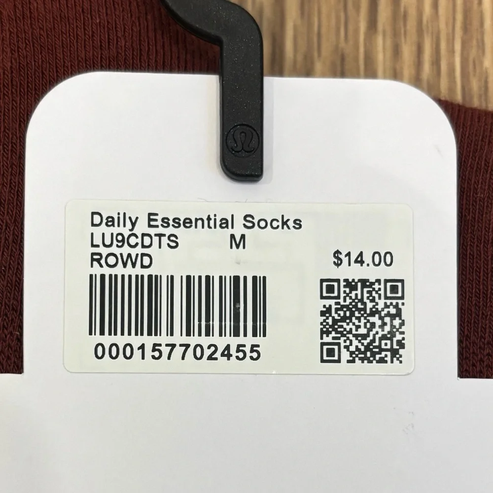 NWT Lululemon Daily Essential Socks Size Medium In Rockwood